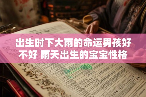 出生时下大雨的命运男孩好不好 雨天出生的宝宝性格 出生时下大雨的命运男孩好不好 雨天出生的宝宝性格