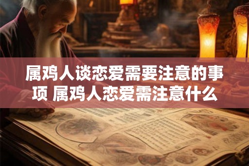 属鸡人谈恋爱需要注意的事项 属鸡人恋爱需注意什么