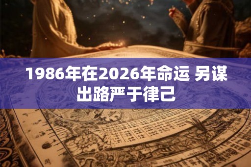 1986年在2026年命运 另谋出路严于律己
