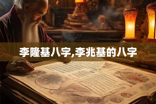 李隆基八字,李兆基的八字 李隆基八字,李兆基的八字