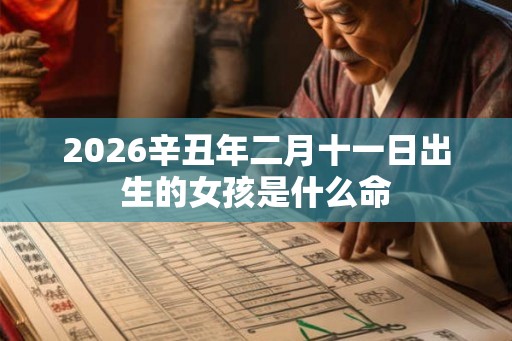 2026辛丑年二月十一日出生的女孩是什么命