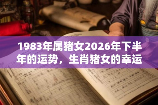 1983年属猪女2026年下半年的运势，生肖猪女的幸运色