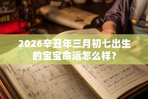 2026辛丑年三月初七出生的宝宝命运怎么样？