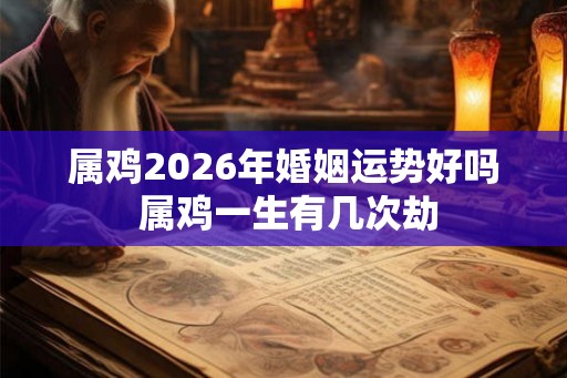 属鸡2026年婚姻运势好吗 属鸡一生有几次劫