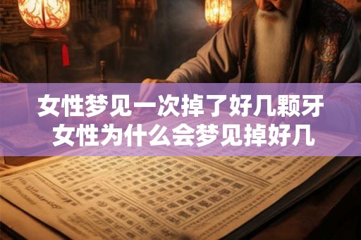 女性梦见一次掉了好几颗牙 女性为什么会梦见掉好几颗牙