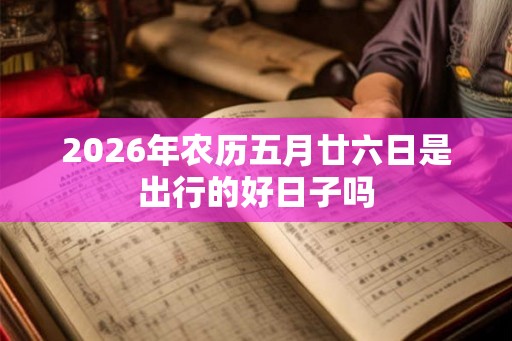 2026年农历五月廿六日是出行的好日子吗