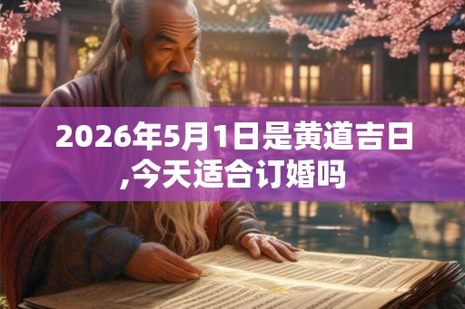 2026年5月1日是黄道吉日,今天适合订婚吗