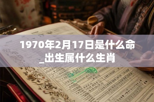1970年2月17日是什么命_出生属什么生肖 1970年2月17日是什么命_出生属什么生肖