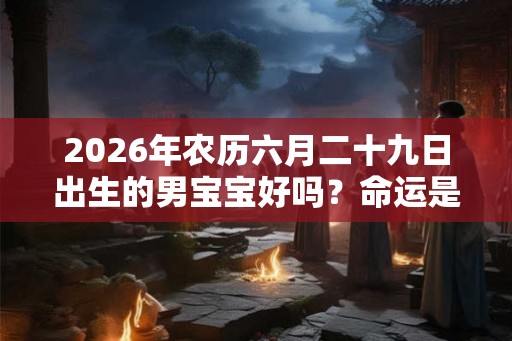 2026年农历六月二十九日出生的男宝宝好吗?命运是什么样? 2026年农历六月二十九日出生的男宝宝好吗?命运是什么样?