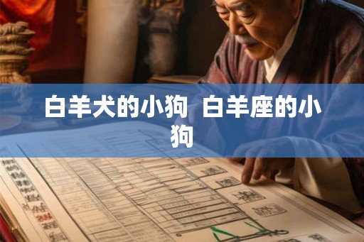 白羊犬的小狗  白羊座的小狗