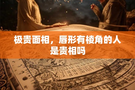 极贵面相，唇形有棱角的人是贵相吗