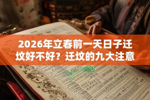 2026年立春前一天日子迁坟好不好？迁坟的九大注意事项？