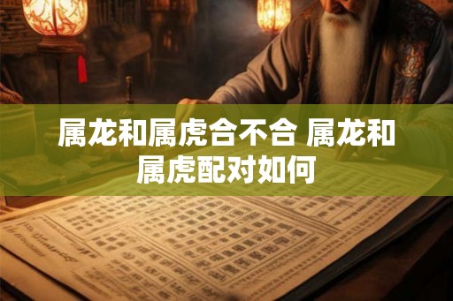 属龙和属虎合不合 属龙和属虎配对如何