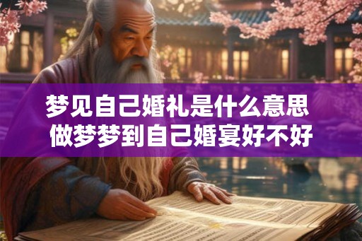 梦见自己婚礼是什么意思 做梦梦到自己婚宴好不好 梦见自己婚礼是什么意思 做梦梦到自己婚宴好不好