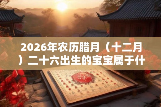 2026年农历腊月（十二月）二十六出生的宝宝属于什么星座？命好吗？