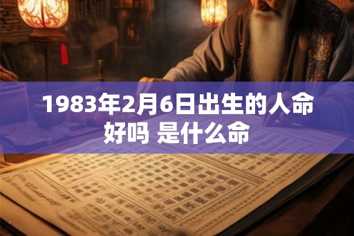 1983年2月6日出生的人命好吗 是什么命