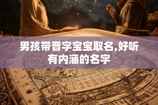 男孩带晋字宝宝取名,好听有内涵的名字
