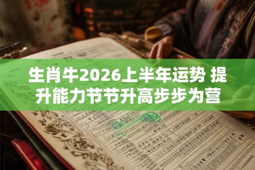 生肖牛2026上半年运势 提升能力节节升高步步为营