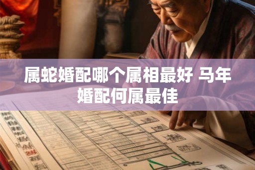属蛇婚配哪个属相最好 马年婚配何属最佳