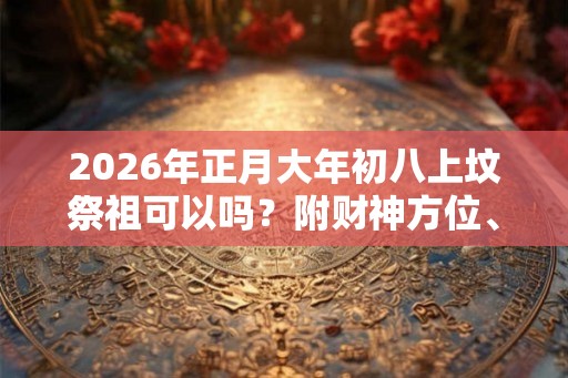 2026年正月大年初八上坟祭祖可以吗？附财神方位、卦象！