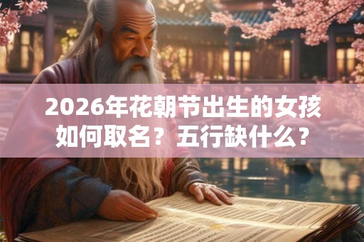 2026年花朝节出生的女孩如何取名？五行缺什么？