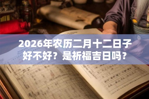 2026年农历二月十二日子好不好？是祈福吉日吗？