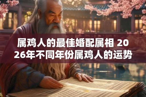 属鸡人的最佳婚配属相 2026年不同年份属鸡人的运势