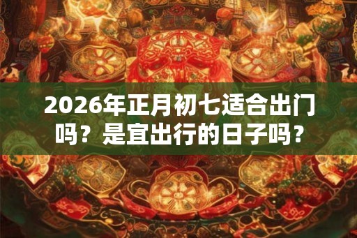 2026年正月初七适合出门吗？是宜出行的日子吗？