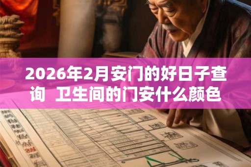 2026年2月安门的好日子查询  卫生间的门安什么颜色好