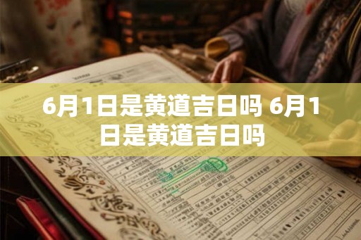 6月1日是黄道吉日吗 6月1日是黄道吉日吗