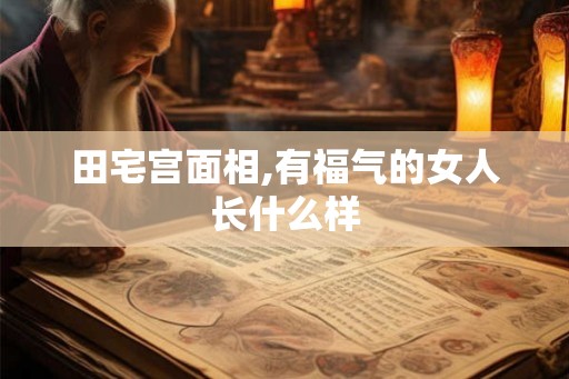 田宅宫面相,有福气的女人长什么样