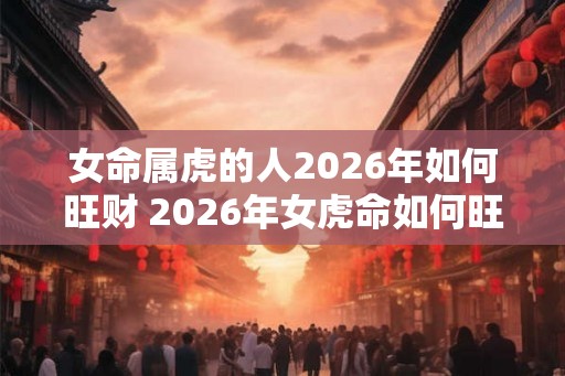 女命属虎的人2026年如何旺财 2026年女虎命如何旺财