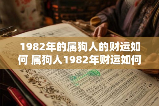 1982年的属狗人的财运如何 属狗人1982年财运如何