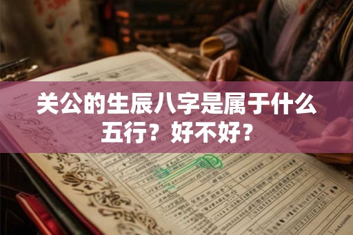 关公的生辰八字是属于什么五行？好不好？