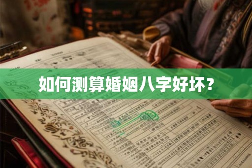 如何测算婚姻八字好坏？