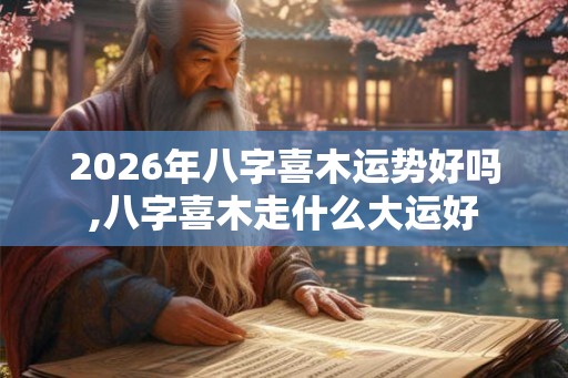 2026年八字喜木运势好吗,八字喜木走什么大运好