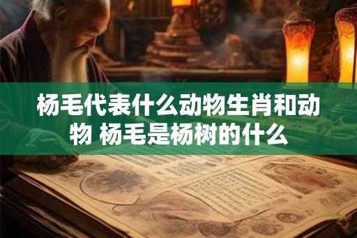 杨毛代表什么动物生肖和动物 杨毛是杨树的什么