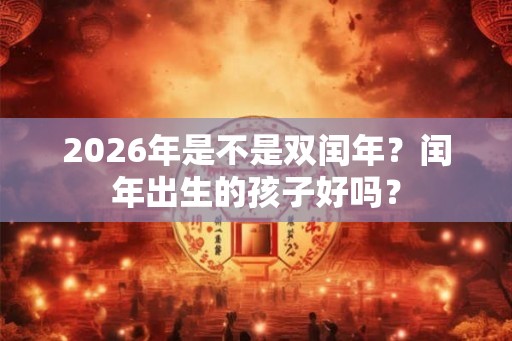2026年是不是双闰年？闰年出生的孩子好吗？