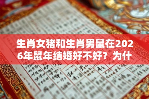 生肖女猪和生肖男鼠在2026年鼠年结婚好不好？为什么？