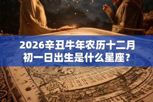 2026辛丑牛年农历十二月初一日出生是什么星座？