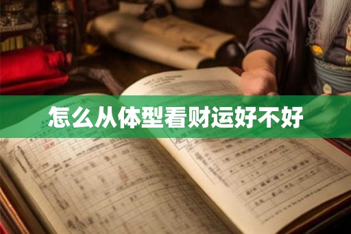 怎么从体型看财运好不好 怎么从体型看财运好不好