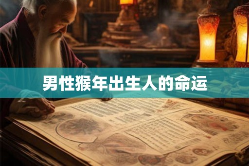 男性猴年出生人的命运