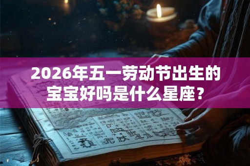 2026年五一劳动节出生的宝宝好吗是什么星座？