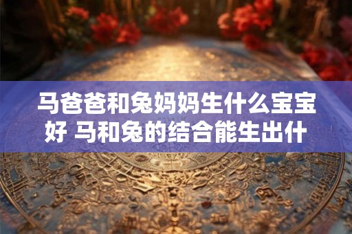 马爸爸和兔妈妈生什么宝宝好 马和兔的结合能生出什么宝宝 马爸爸和兔妈妈生什么宝宝好 马和兔的结合能生出什么宝宝