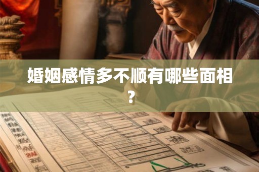 婚姻感情多不顺有哪些面相？