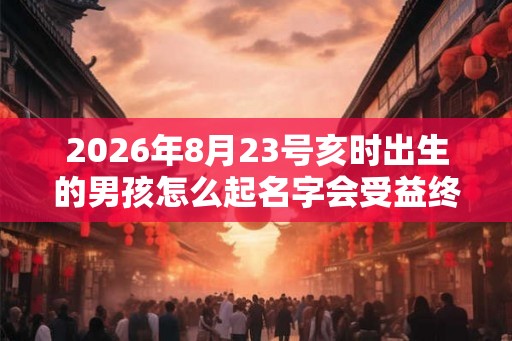 2026年8月23号亥时出生的男孩怎么起名字会受益终生 2026年8月23号亥时出生的男孩怎么起名字会受益终生
