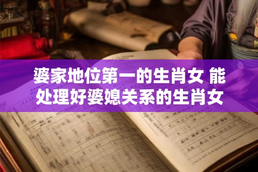婆家地位第一的生肖女 能处理好婆媳关系的生肖女