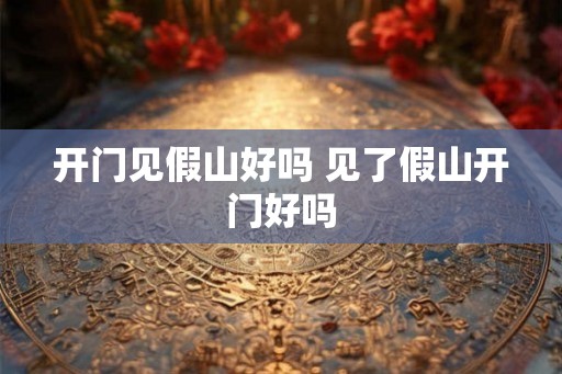 开门见假山好吗 见了假山开门好吗