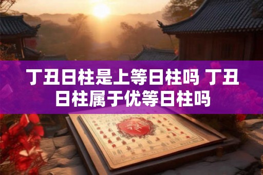 丁丑日柱是上等日柱吗 丁丑日柱属于优等日柱吗 丁丑日柱是上等日柱吗 丁丑日柱属于优等日柱吗