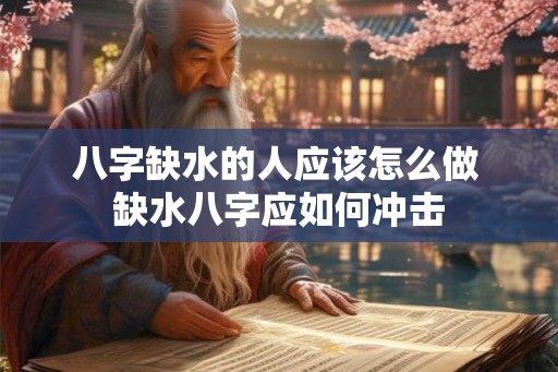 八字缺水的人应该怎么做 缺水八字应如何冲击 八字缺水的人应该怎么做 缺水八字应如何冲击
